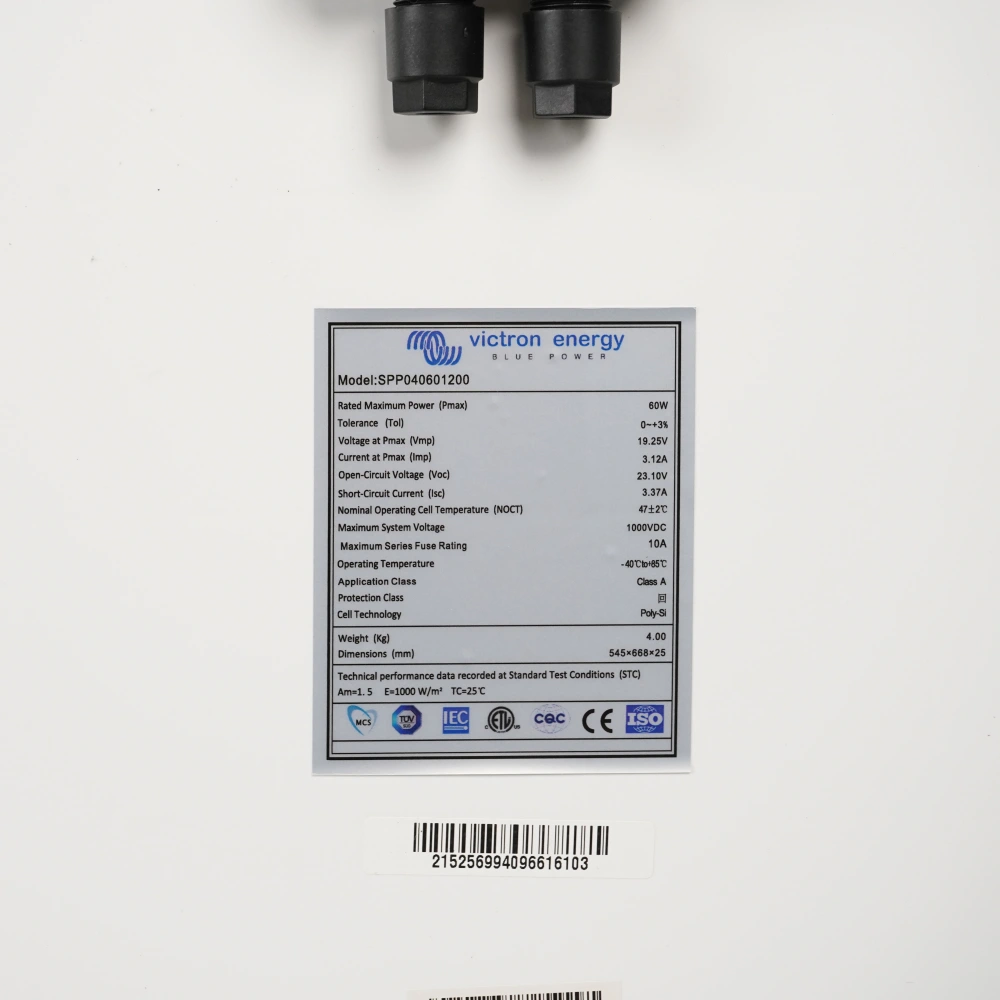 Victron Energy 60W-12V 4a, 60Wp, Poly PV модуль - Зображення 5