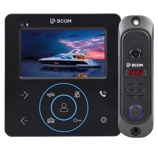 BCOM BD-480M Black Kit Комплект відеодомофона