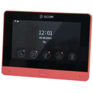 BCOM BD-760FHD/T Red Відеодомофон