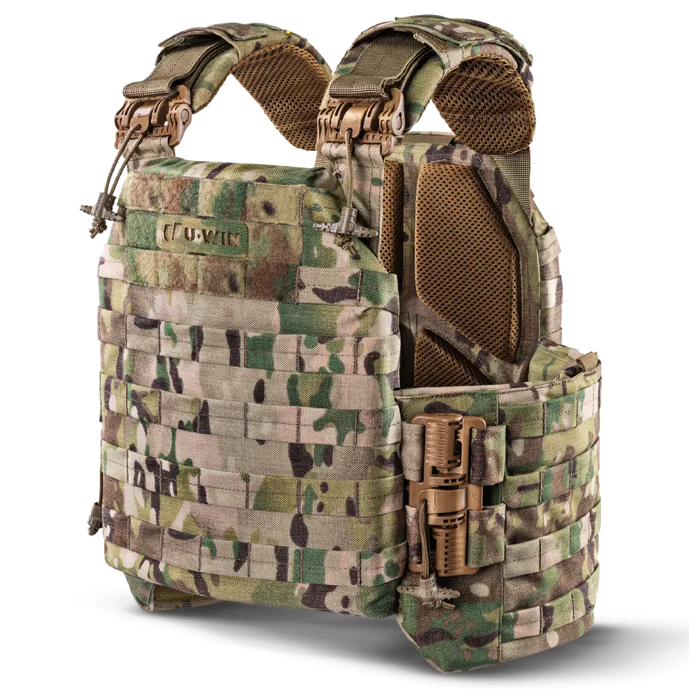 U-WIN Plate Carrier PRO мультикам Плитоноска / тактичний жилет зі швидким скиданням