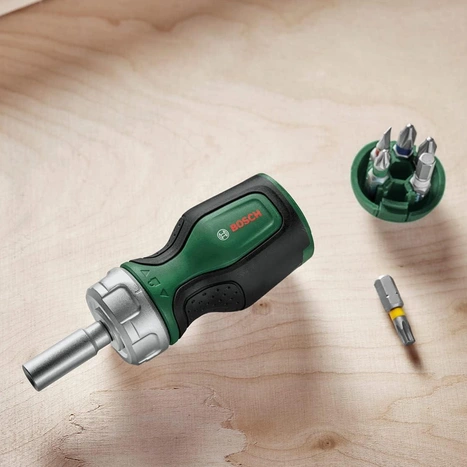 Bosch Stubby (1600A027PK) з тріскачкою + 6 біт Викрутка - Зображення 3