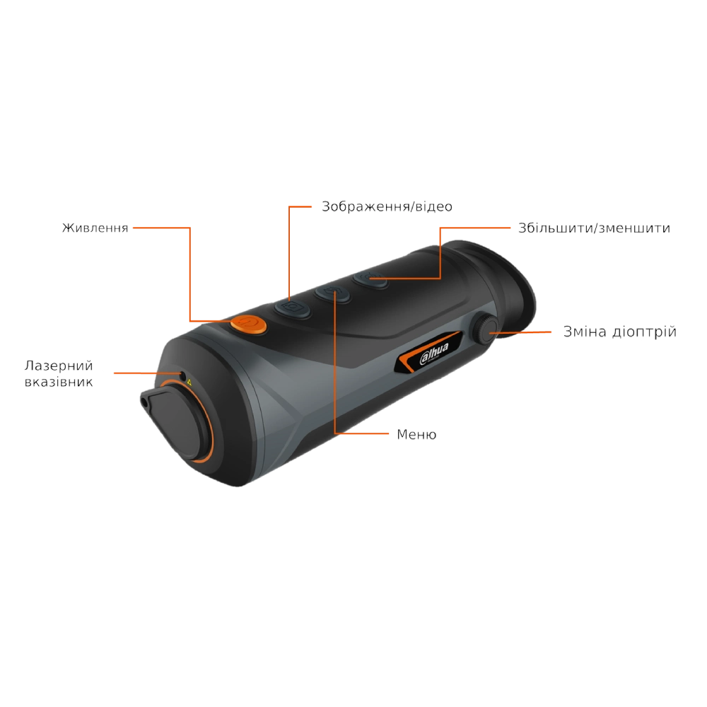 Dahua TPC-M20-B10-G Тепловізійний монокуляр - Зображення 4