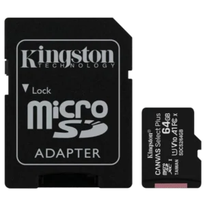 Kingston 64GB microSDXC Canvas Select Plus 100R A1 C10 Card + ADP Карта пам'яті