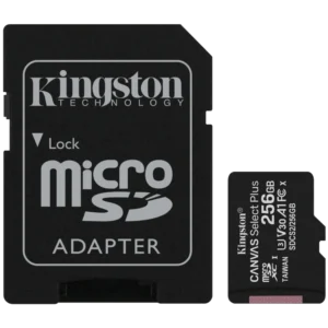 Kingston 256GB micSDXC Canvas Select Plus 100R A1 C10 Card Модуль флеш-пам'яті
