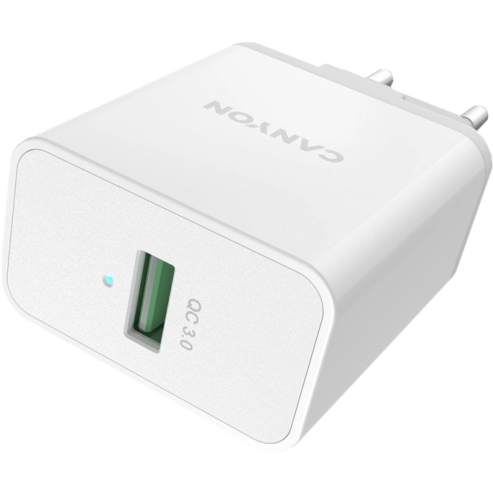 Canyon H-36-01 white (QC 36W) Мережевий зарядний пристрiй - Зображення 3