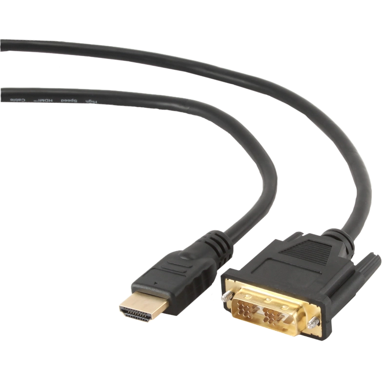 Cablexpert CC-HDMI-DVI-0.5M Кабель HDMI - DVI 18+1pin M, 0.5m