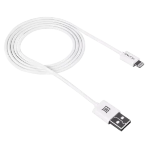 Canyon CFI1W white (Lightning - USB-A) 1м Кабель
