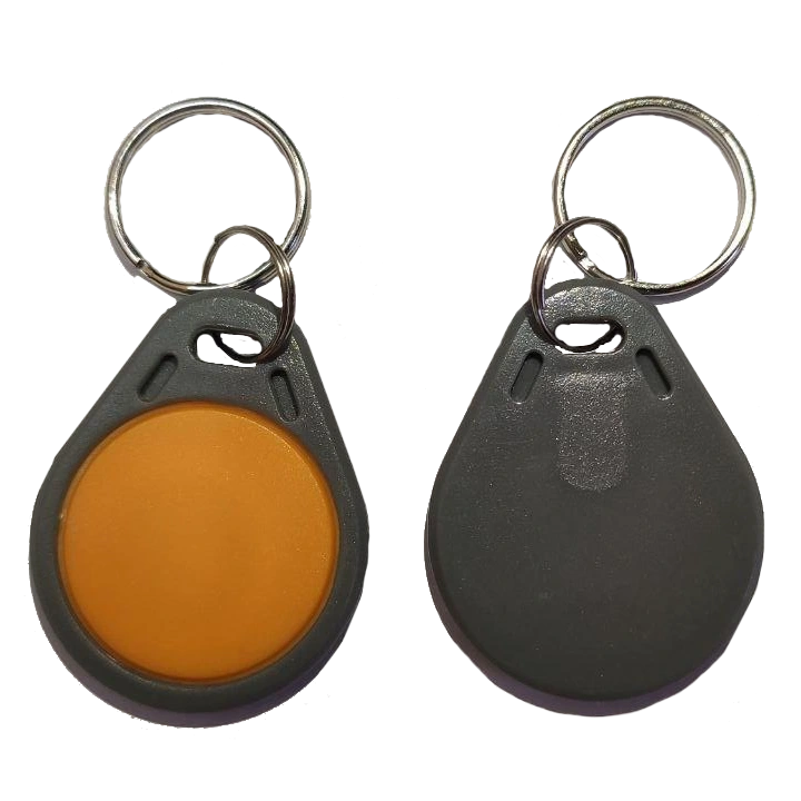 KEYFOB EM Grey/Yellow RFID брелок