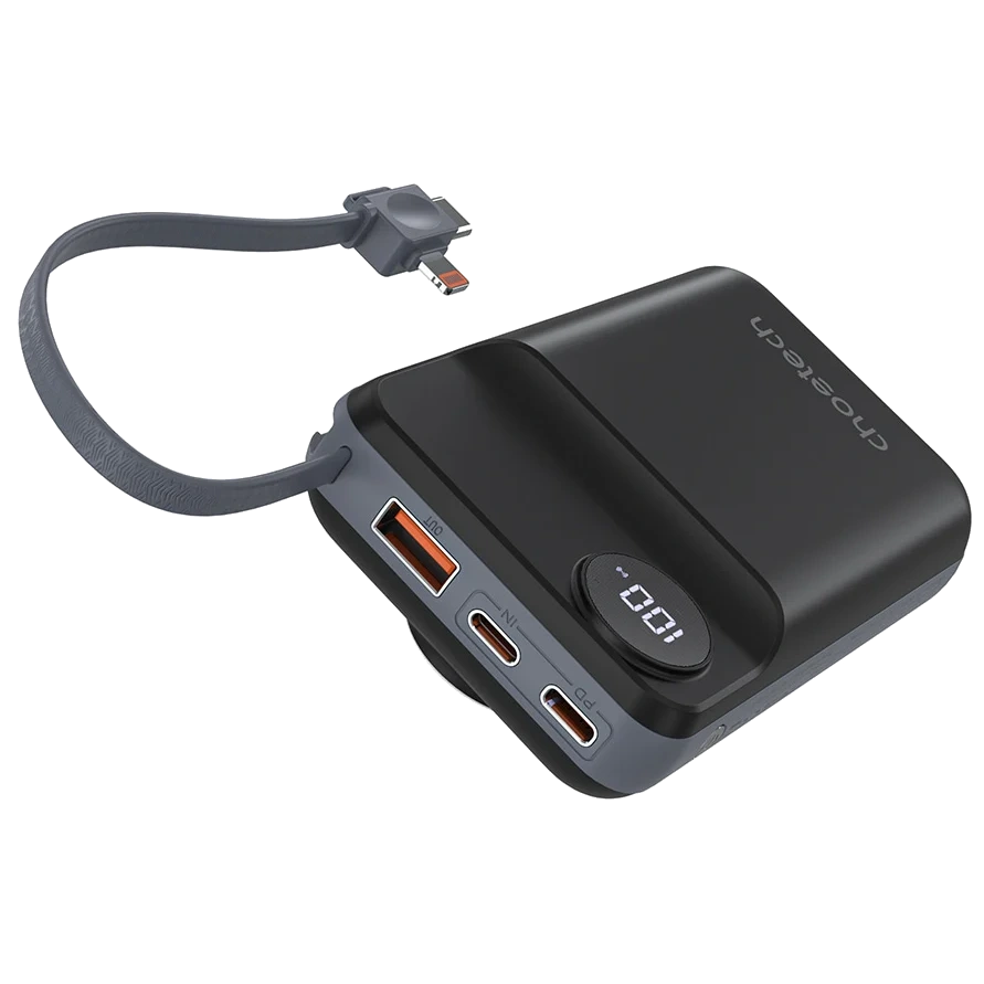 Choetech B696 20 000мА•г Black з магнітною зарядкою Повербанк - Зображення 3