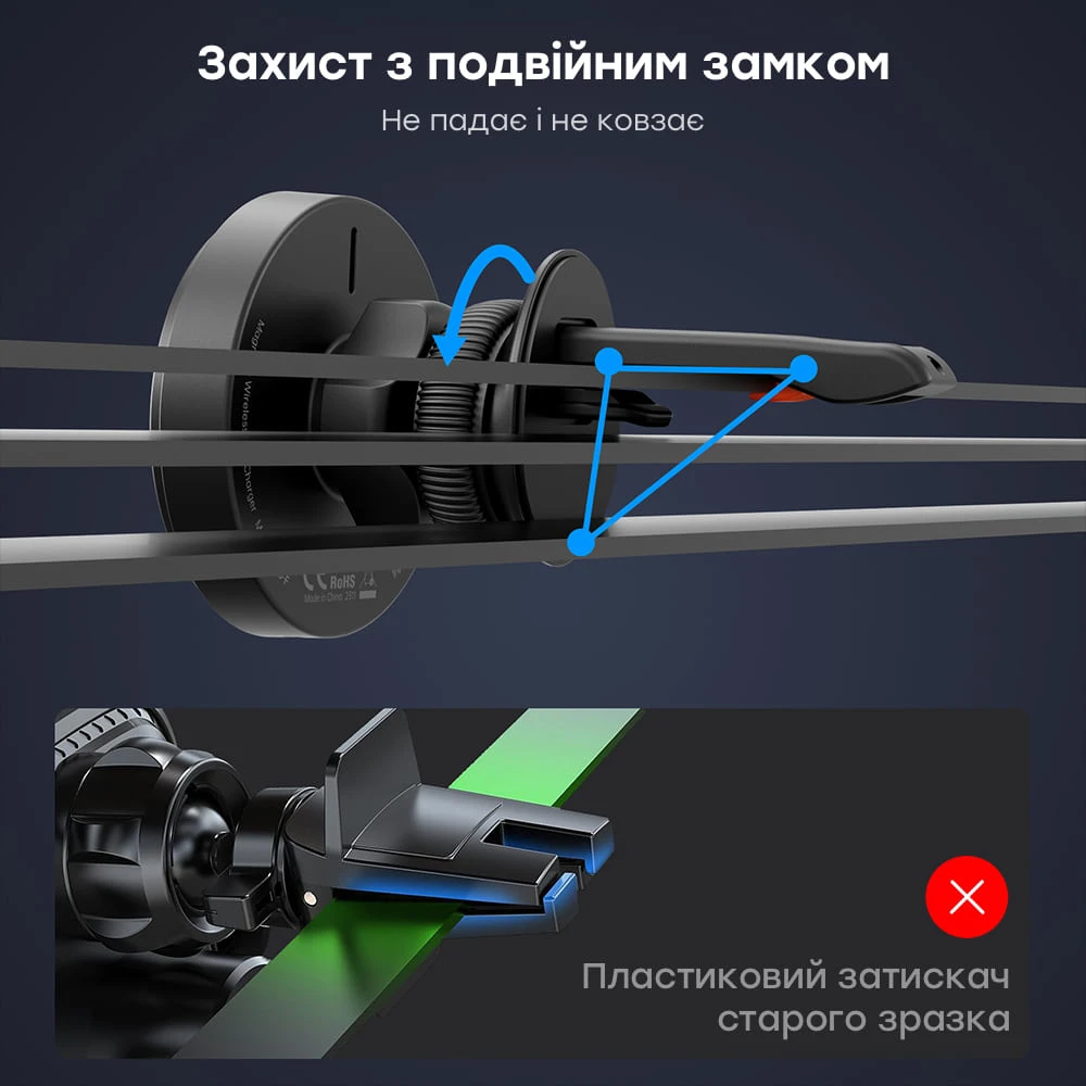Choetech T205-F Black Автомобільний зарядний пристрій - Зображення 5