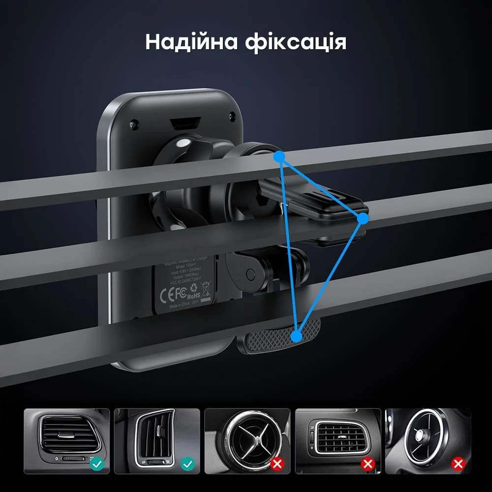 Choetech T206-F Black Автомобільний зарядний пристрій - Зображення 6