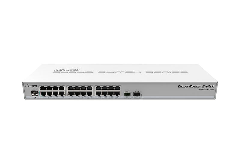 MikroTik CRS326-24G-2S+RM L2 Комутатор 24 порти керований - Зображення 2
