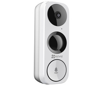CS-DB1(A0-1B3WPFR) 3Мп хмарний Wi-Fi дверний відеодзвінок Ezviz - Зображення 3