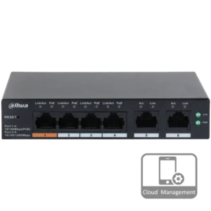 Dahua DH-CS4006-4ET-60 PoE Комутатор 6 портів керований
