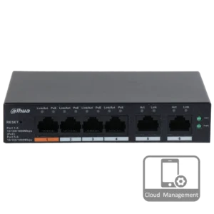Dahua DH-CS4006-4GT-60 PoE Комутатор 6 портів керований