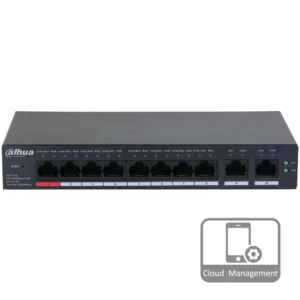 Dahua DH-CS4010-8ET-110 PoE Комутатор 10 портів керований
