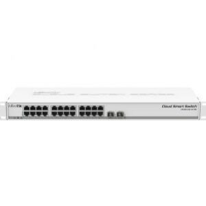 MikroTik CSS326-24G-2S+RM Комутатор 24 порти керований