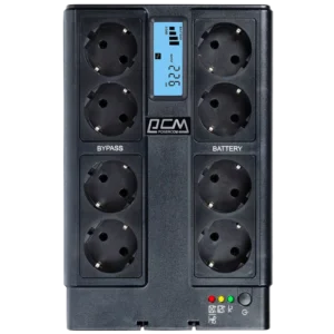 Powercom CUB-1000N LCD Schuko Джерело безперебійного живлення