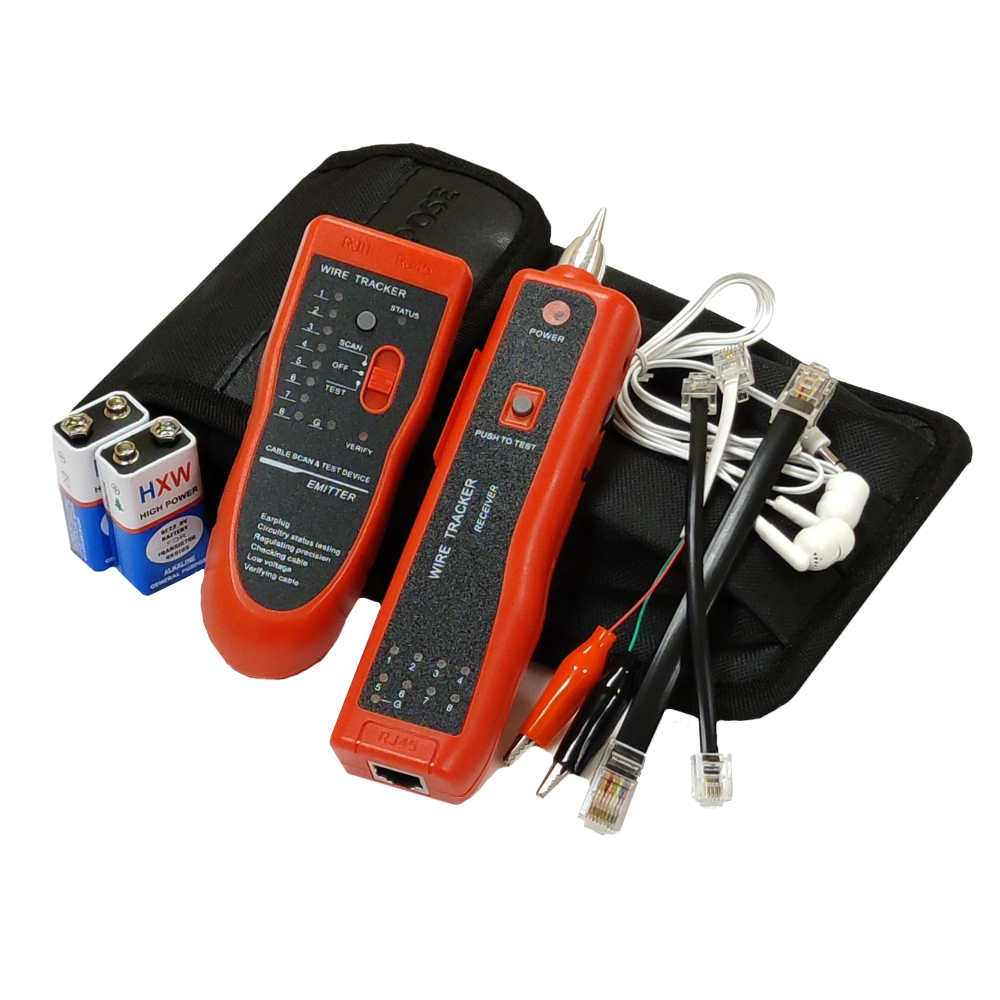 RJ45 RJ12 Тестер кабельний - генератор тону