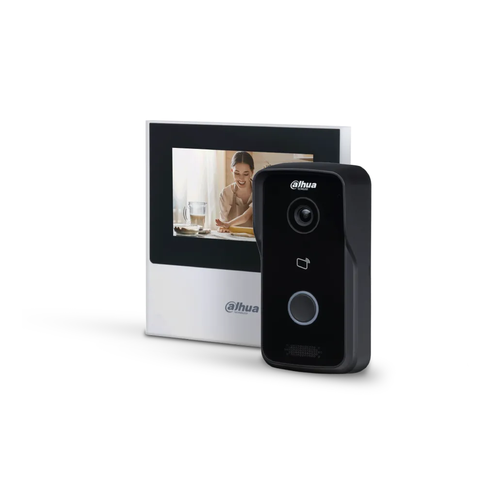 Dahua Mіні DHI-VTH2611L-WP 4.3" Wi-Fi + DHI-VTO2111D-P-S3 Комплект