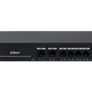 Dahua DH-PFS3006-4ET-36 РоЕ Комутатор 4 порти некерований