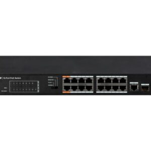 DH-PFS3117-16ET-135 16-портовий некерований POE комутатор