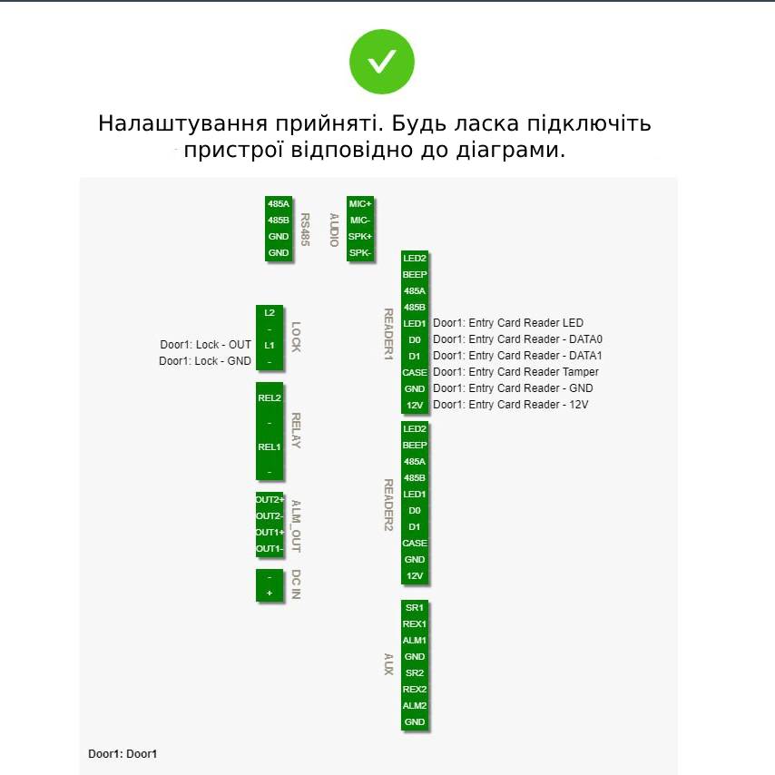 Dahua DHI-ASC3202B Контролер для двох дверей - Зображення 3