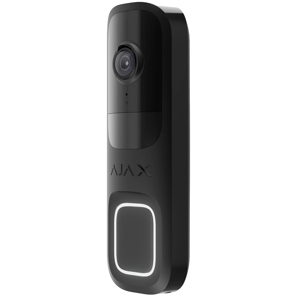 Ajax Doorbell black RAL 9005 Відеодзвінок - Зображення 3