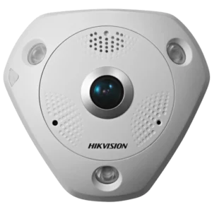 Hikvision DS-2CD63C5G0E-IVS(B) (2мм) 12 МП Fisheye із мікрофоном
