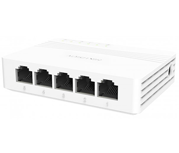 Hikvision DS-3E0505D-E 1000M Комутатор 5 портів некерований - Зображення 4