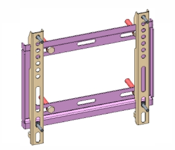 DS-DM1932W 32 '' Monitor Display Wall-mounted Bracket - Зображення 3