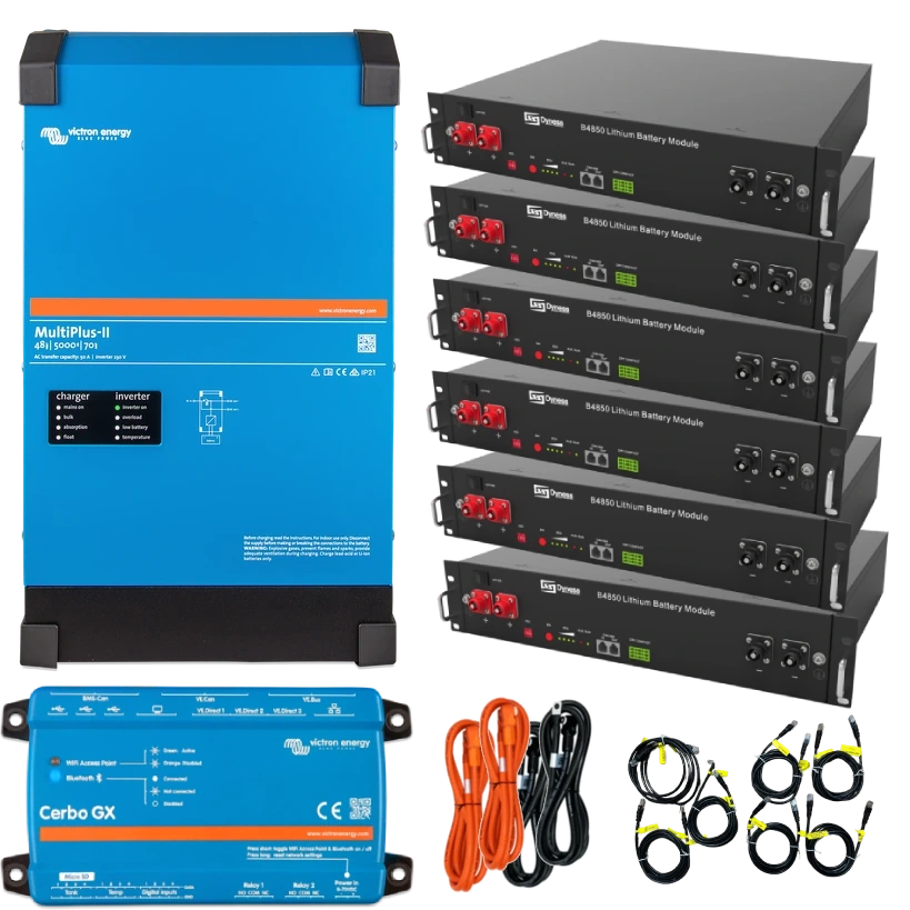 VictronEnergy MultiPlus-II + Dyness 4кВт 14.4кВт•г Система безперебійного живлення однофазна