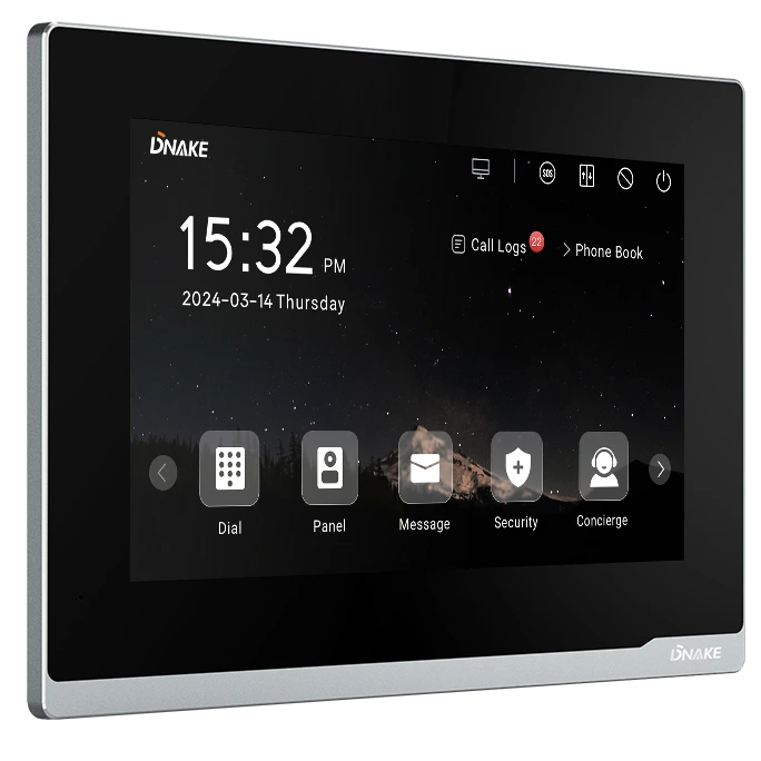Dnake E217W 7" Linux Відеодомофон з Wi-Fi - Зображення 4