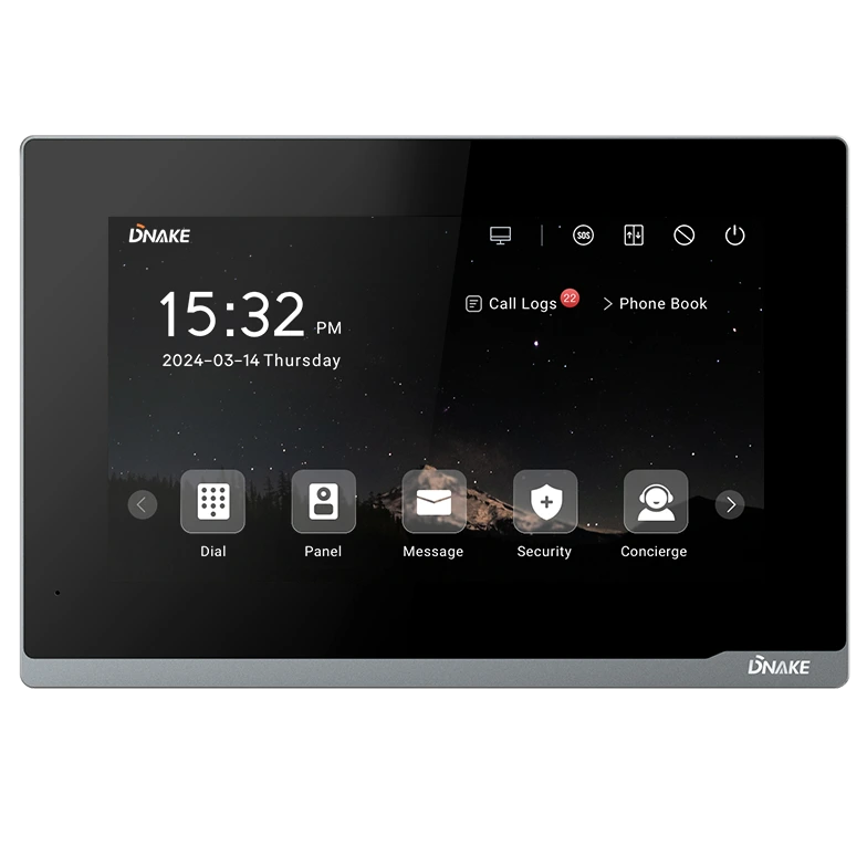 Dnake E217W 7" Linux Відеодомофон з Wi-Fi