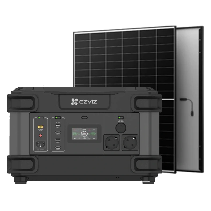Ezviz CS-PS1300 (CN066)(FR) + AIKO-A475-MAH54Mw 475 Вт Система автономного живлення однофазна