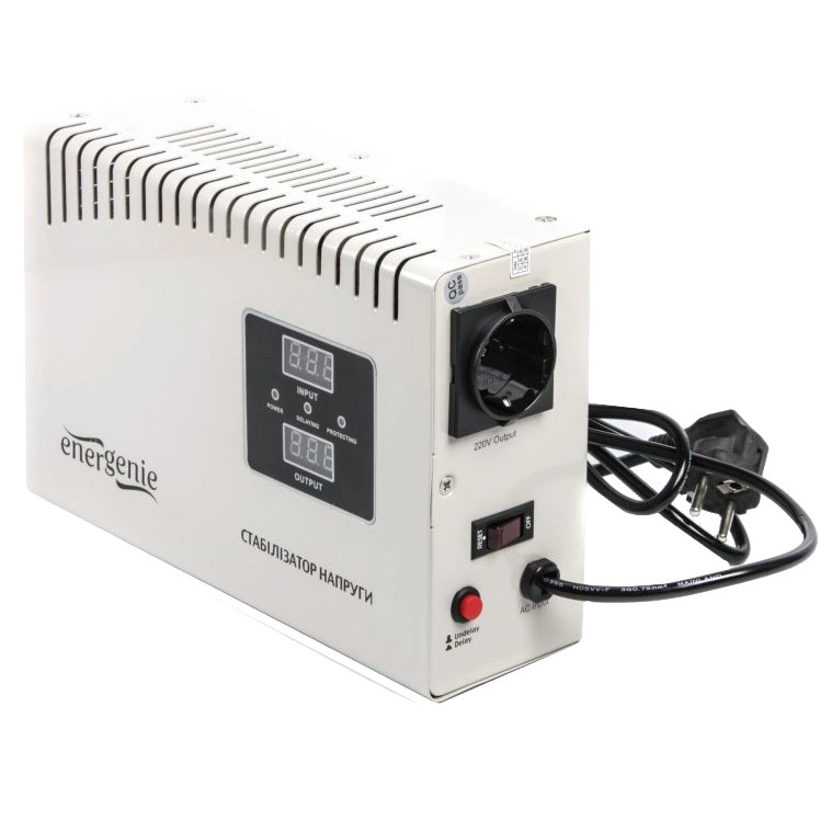 EnerGenie EG-AVR-DW1000-01 1000ВА Автоматичний регулятор - Зображення 3