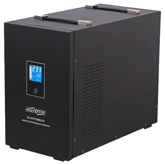 EnerGenie EG-HI-PS3000-02 3000ВА чиста синусоїда Джерело безперебійного живлення під акумулятор