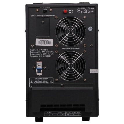 EnerGenie EG-HI-PS5000-02 5000ВА чиста синусоїда Джерело безперебійного живлення під акумулятор - Зображення 3