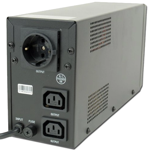 EnerGenie EG-UPS-031 650ВA апроксимована синусоїда Джерело безперебійного живлення - Зображення 3