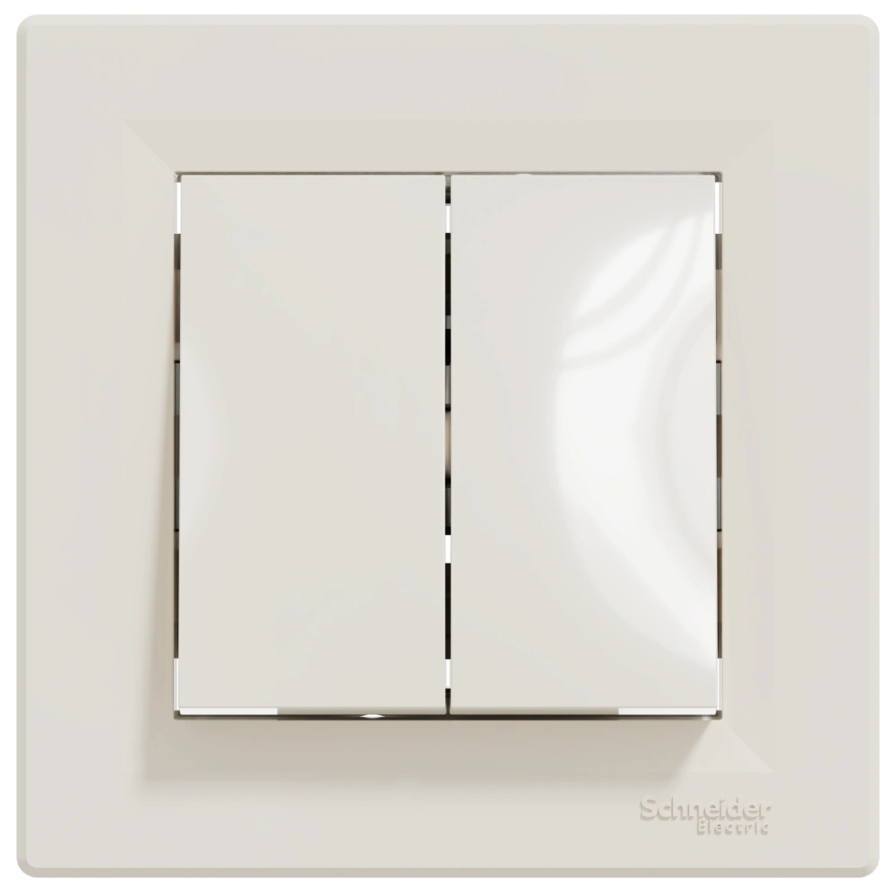 Schneider Electric Asfora EPH0300123 Вимикач двоклавішний самозатискний