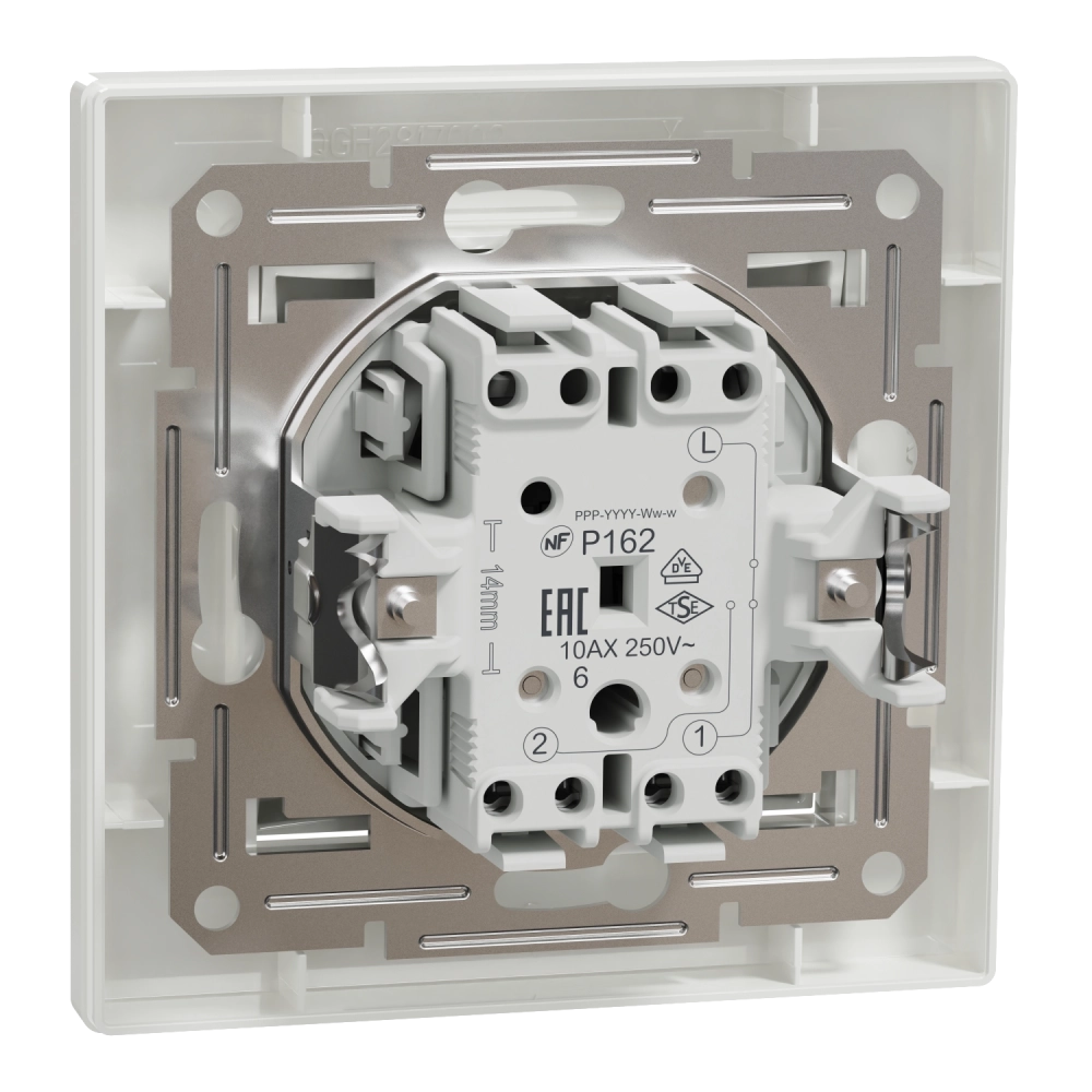 Schneider Electric ASFORA EPH0400121 Вимикач 1-кл. білий прохідний - Зображення 3