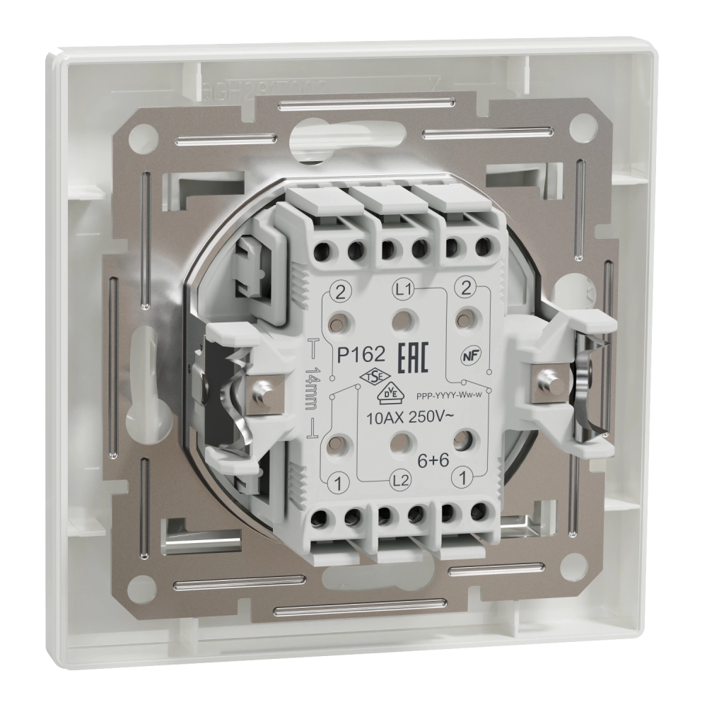 Schneider Electric ASFORA EPH0600121 Вимикач 2-кл. білий прохідний - Зображення 3