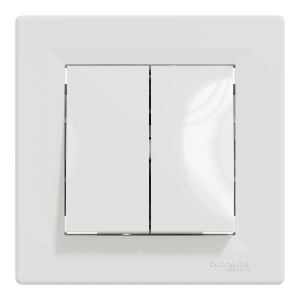 Schneider Electric ASFORA EPH0600121 Вимикач 2-кл. білий прохідний