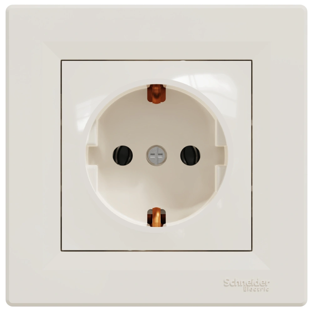 Schneider Electric Asfora EPH2900123 РОЗЕТКА З ЗАЗЕМЛЕННЯМ