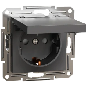 Schneider Electric Asfora EPH3100171 Розетка антрацит