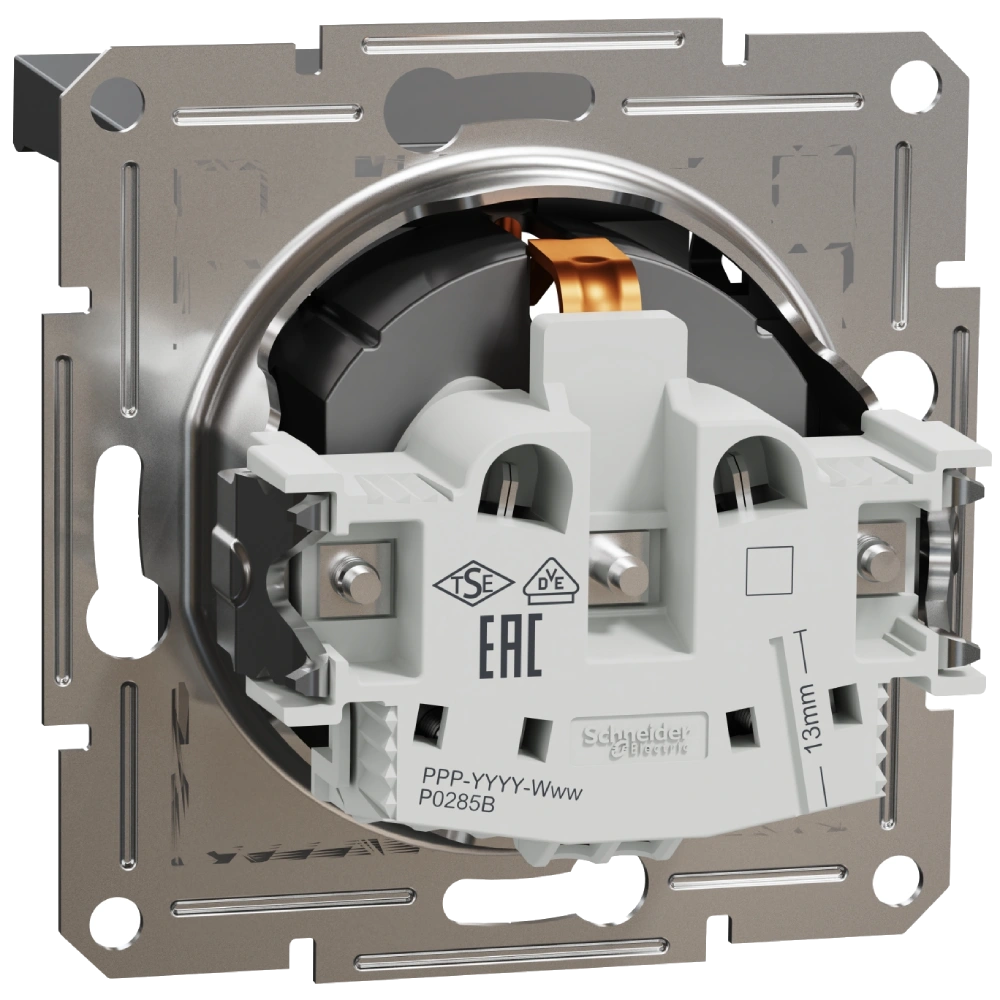 Schneider Electric Asfora EPH3100171 Розетка антрацит - Зображення 4