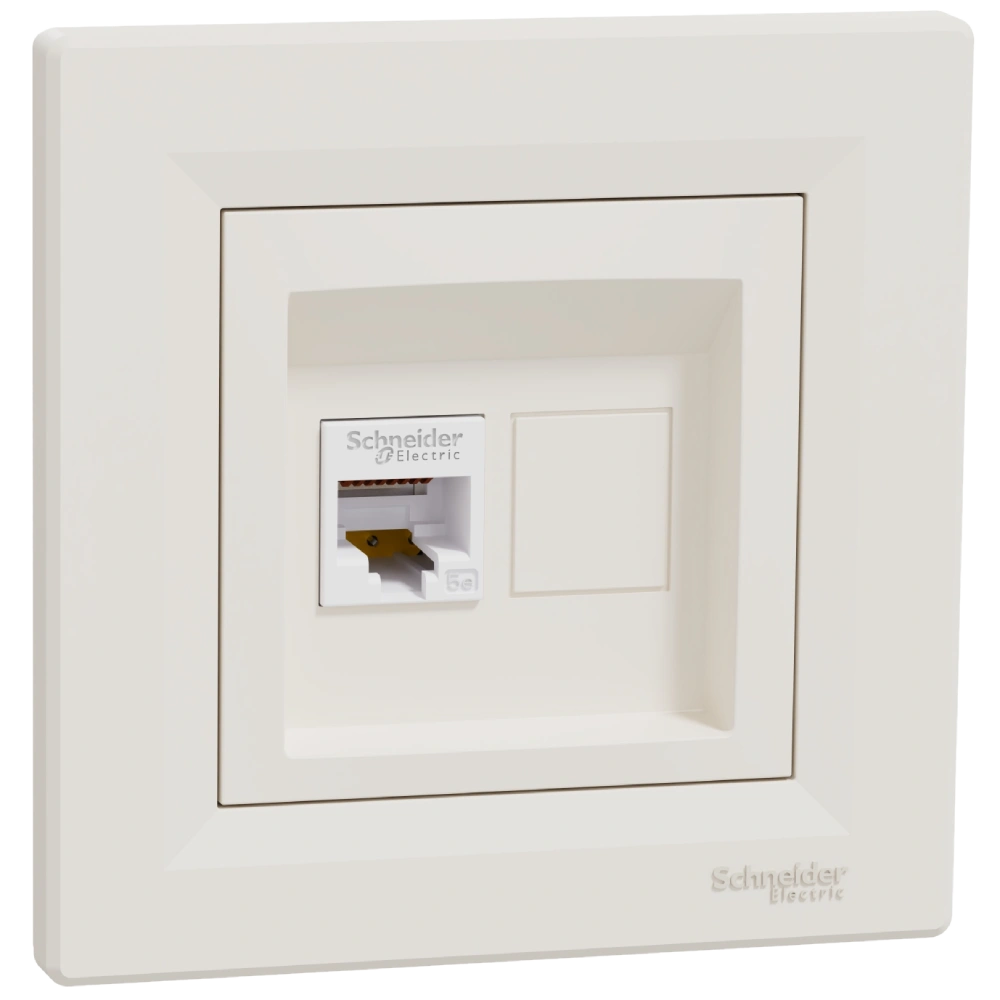 Schneider Electric Asfora EPH4300123 РОЗЕТКА КОМП'ЮТЕРНА RJ45 UTP КАТ. 5Е