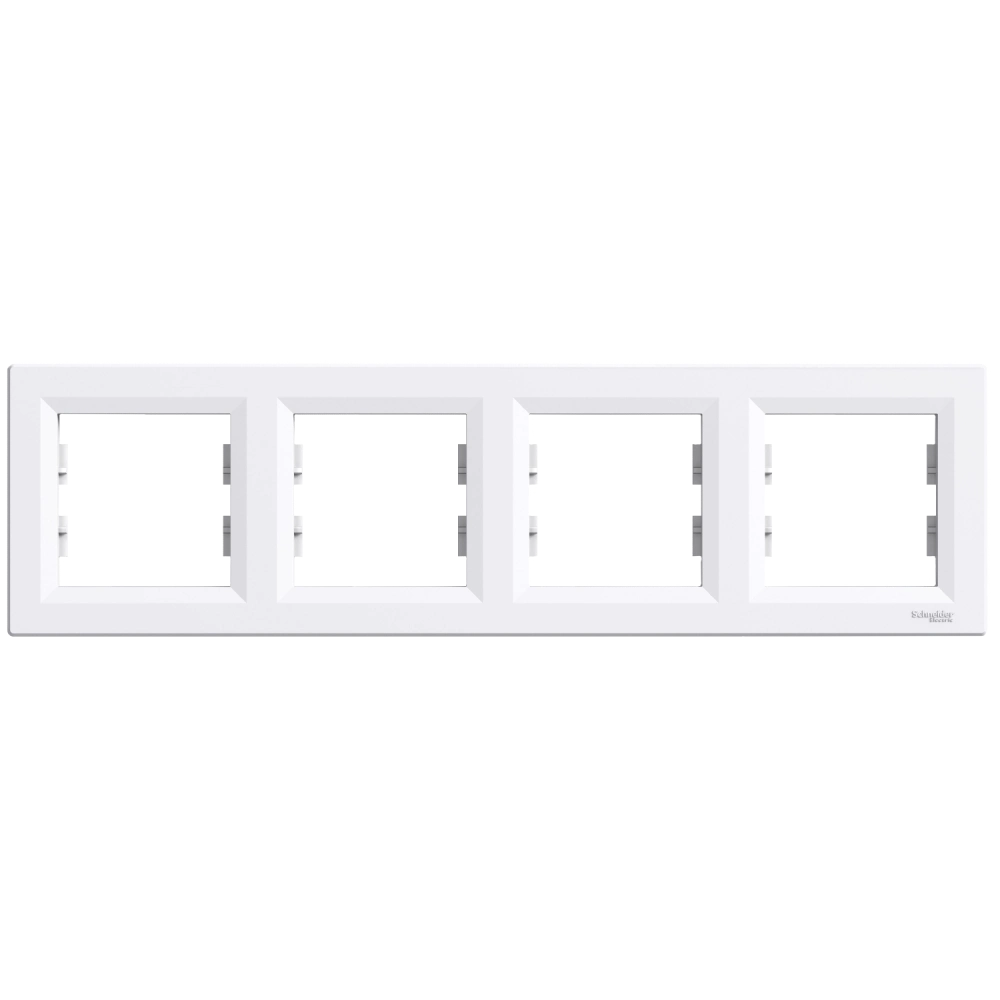 Schneider Electric ASFORA EPH5800421 Рамка 4-місна горизонтальна біла