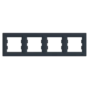 Schneider Electric EPH5800471 Asfora Рамка 4 поста антрацит горизонтальна