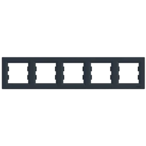 Schneider Electric Asfora EPH5800571 РАМКА П'ЯТИМІСНА ГОРИЗОНТАЛЬНА, АНТРАЦИТ